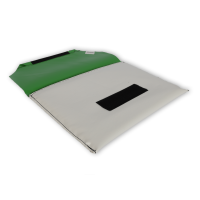 alfaset - Pochette pour ordinateur portable ou tablette 13 blanc vert ouvert